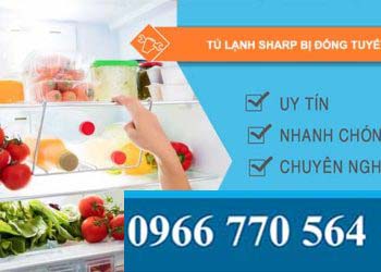 nguyên nhân tủ lạnh sharp bị đóng tuyết