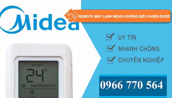 remote máy lạnh midea không điều khiển được