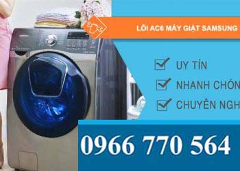 sửa lỗi ac6 máy giặt samsung