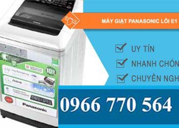 sửa máy giặt panasonic lỗi e1