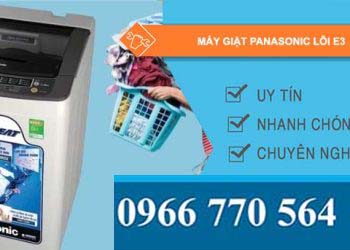 sửa máy giặt panasonic lỗi e3