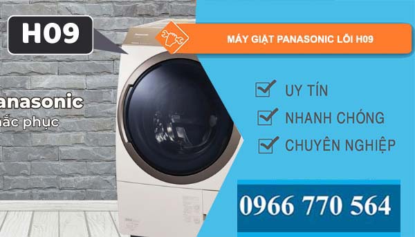 sửa máy giặt panasonic lỗi h09