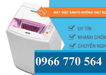 sửa máy giặt sanyo không giặt được