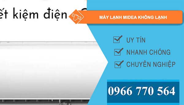 sửa máy lạnh midea không lạnh 