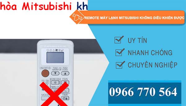 sửa remote máy lạnh mitsubishi không điều khiển được