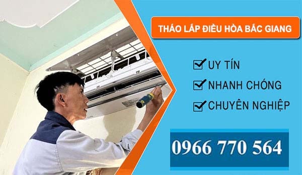 Tháo Lắp Điều Hòa tại Bắc Giang