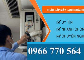 tháo lắp máy lạnh tại châu đốc