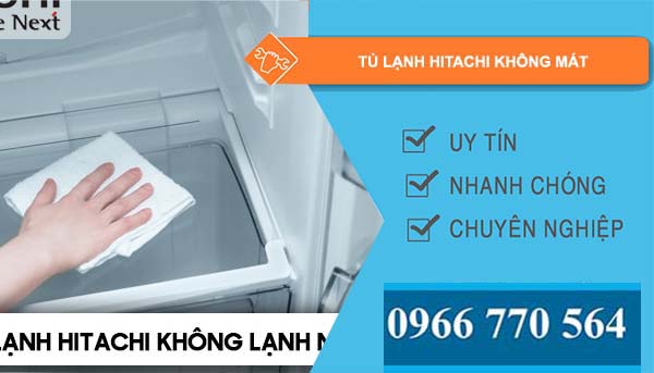 tủ lạnh hitachi không mát 